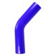 thumbnail image 5 of Universal 48mm 1.89 ID 45 Grados Coche Acoplador Silicona Manguera Azul, 5 of 6