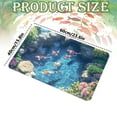thumbnail image 3 of 3D Stereo Pond Diatomaceous Earth Rug Entryway Non Absorbent Mat Bathroom/Kitchen Oil Proof Foot Mat Realistic Decor Mat, 3 of 4