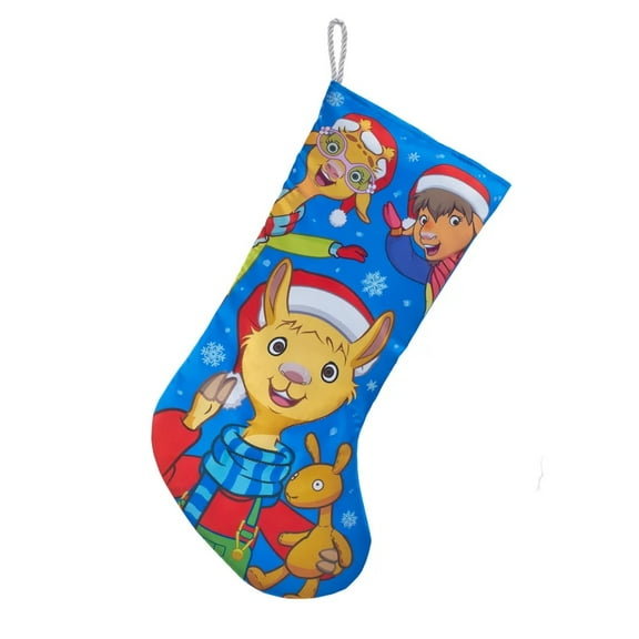 Llama Llama & Friends Printed Glitter Stocking