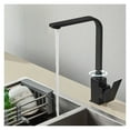 thumbnail image 5 of Square Kitchen Faucet, Matte Black Polished Chorme Hot And Cold Kitchen Sink Tap, 360 Degree Rotation Mixer Deck Mounted Water Tap ,Made to Last, 5 of 7