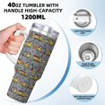 thumbnail image 3 of Bingfone Funny Construction for 40 Oz Stainless Steel Travel Mug Double Wall Water Coffee Cup for Home,Office, Outdoor Works Great for Ice Drinks and Hot Beverage, 3 of 8