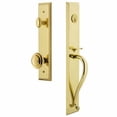 thumbnail image 3 of Grandeur Fifth Avenue S Grip Single Cylinder Handleset with Circulaire Interior Knob, 3 of 5