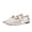 White, variant on Women Mesh Studded Mary Jane Flats Adjustable Strap Comfortable Footwear For Office Work Party Daily Casual Use
