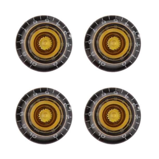 Perilla de Control de de guitarra de resina para guitarra , característica un brillo agradables , 2 Gloria Perilla de control de tono