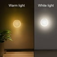 thumbnail image 4 of Inteprter LED Push Night Light Gabinete Armario Escalera Stepless Lámpara regulable 3.5W Plastic Battery Powered Home Emergency Iluminación y accesorios Blanco cálido Inteprter HA009870-01, 4 of 6