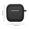 thumbnail image 3 of Funda Silicona para Con Llavero Y Cubierta A Prueba Polvo AirPods 4 2024 (), 3 of 8