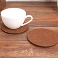 thumbnail image 4 of Tapetes para tazas Posavasos redondos de fieltro Almohadilla de té resistente al calor (D) Café Marrón 20 piezas, 4 of 7