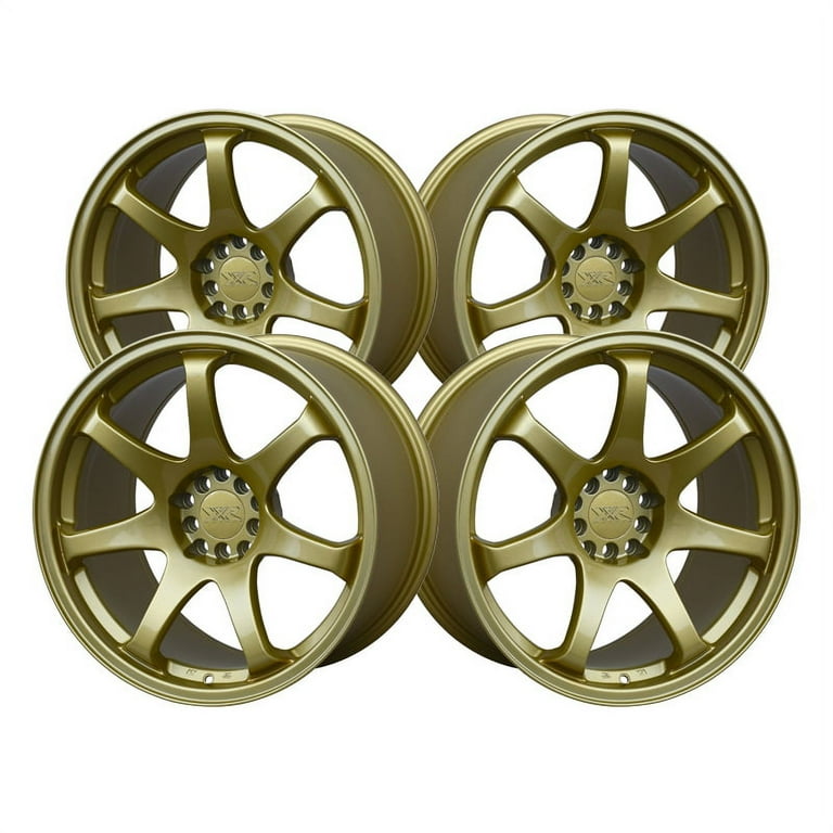 XXR 551 18 Gold Wheel / Rim 5x100 & 5x4.5 with a 36mm Offset and a