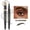 D, variant on Microblading Eyebrow Pen, 4-Tip Eyebrow Pencil, Waterproof Long-Lasting Fine Contouring Pen, Natural Brow Makeup for All-Day Wear (Black)