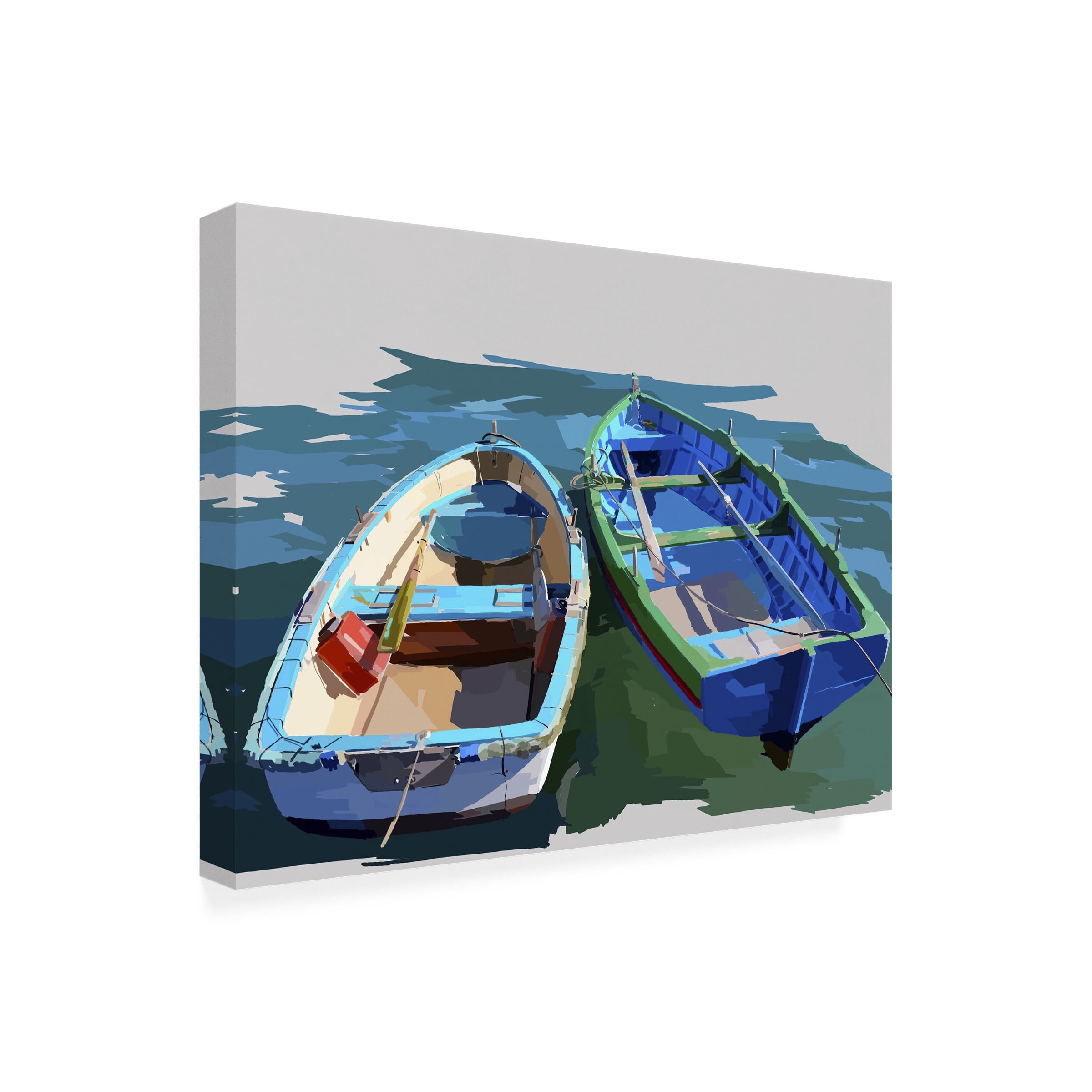 Emily Kalina 'Bold Boats III' Canvas Art