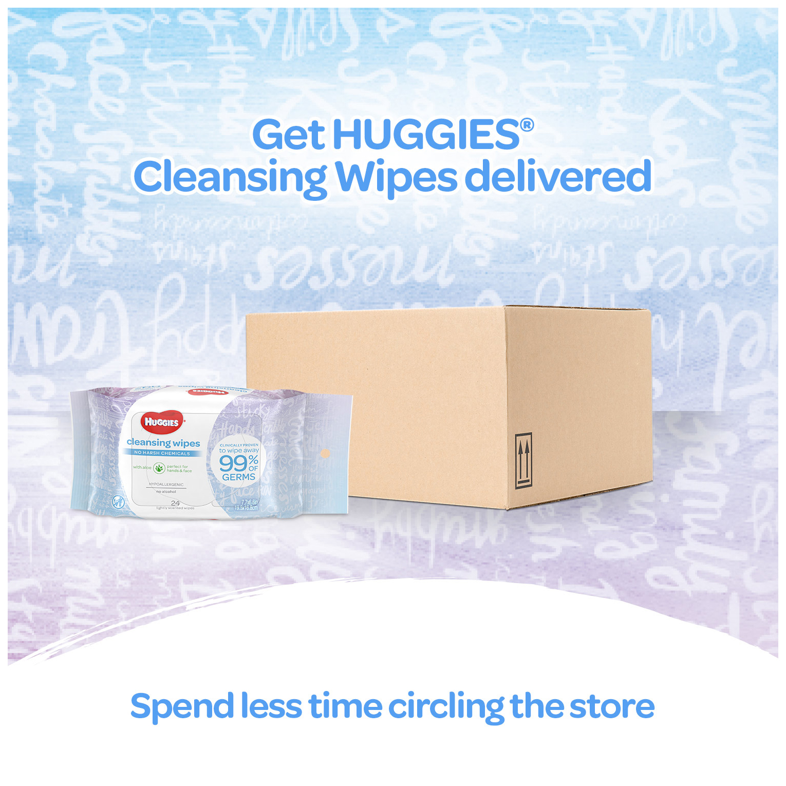 huggies cleansing wipes with aloe