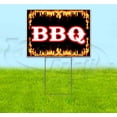 thumbnail image 1 of Bbq (18" x 24") Yard Sign, Includes Metal Step Stake, 1 of 6