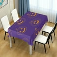 thumbnail image 6 of Coolnut Halloween Pumpkin Rectangle Tablecloth 54x72In,Dinner Table Cover for Outdoor & Indoor Patio, Picnic, BBQ, Holiday Party Halloween Decoration, 6 of 7