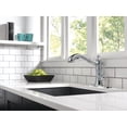 thumbnail image 5 of Delta Cassidy Single Handle Pull-Out Kitchen Faucet, Polished Nickel, 5 of 7