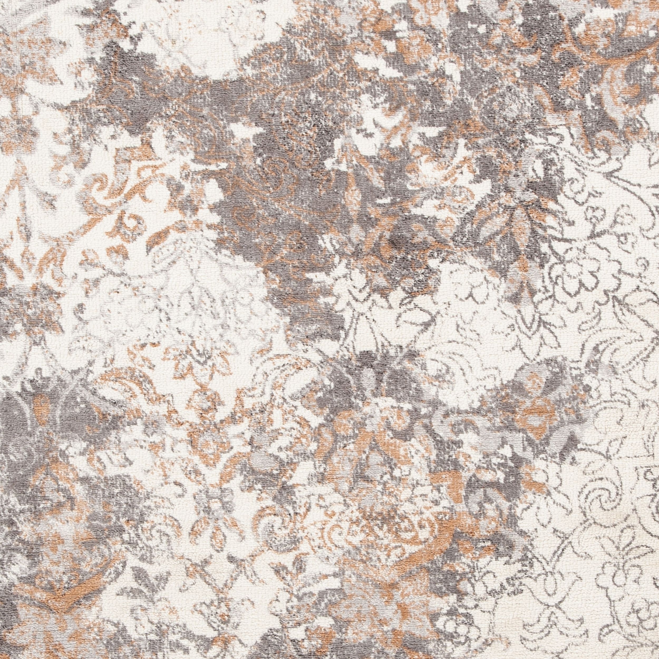 Safavieh  Hand-knotted Expression Melisa Vintage Abstract Wool Rug 6'  x  6' 6' Round Indoor,Handmade Bedroom,Dining Room,Living Room Round