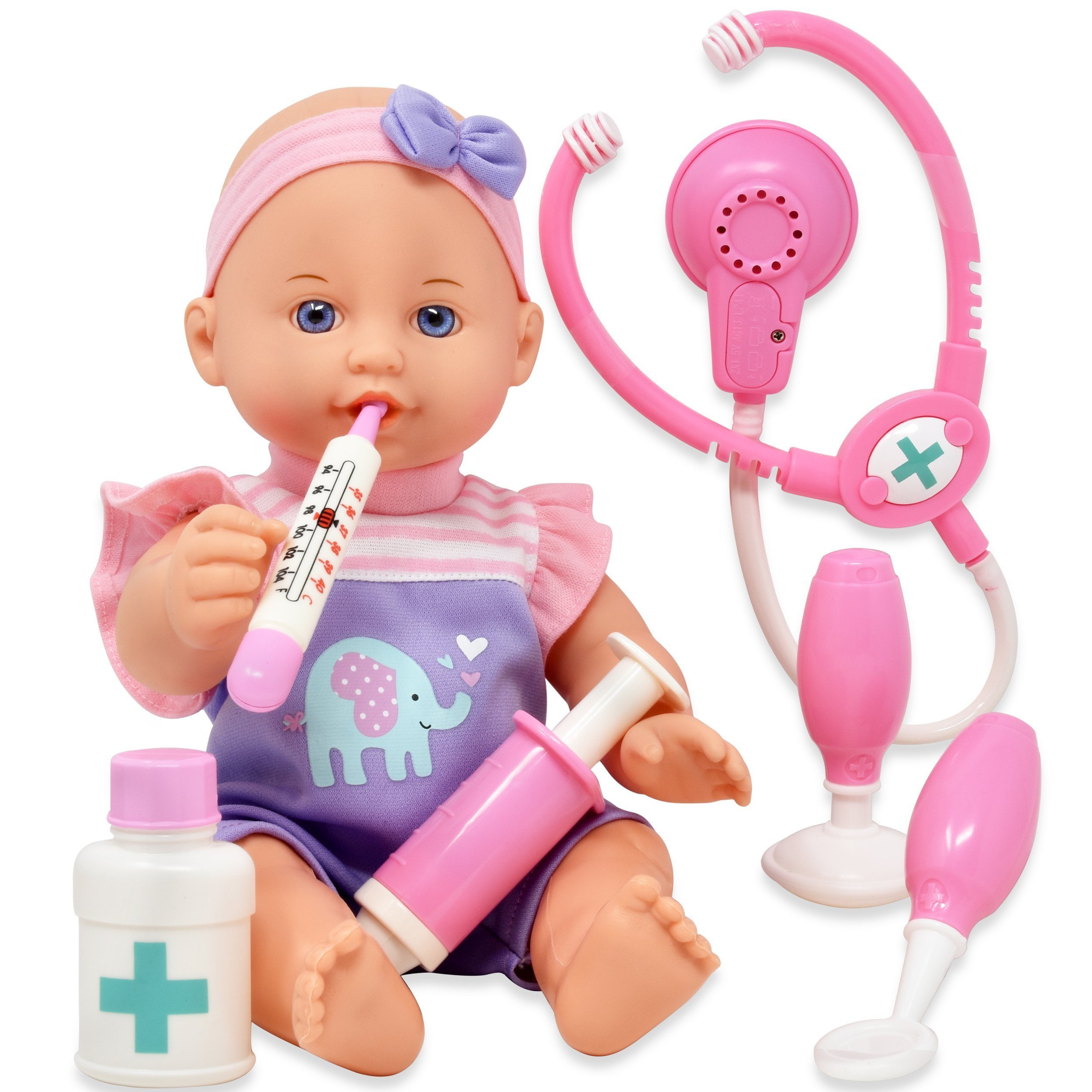 Children's Toy Medical Centre with Doll and Doctors Accessories for ages 3 Xmas 