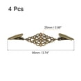 thumbnail image 2 of Unique Bargains Lot de 4 Pinces à Chandail Pinces à Col de Cardigan Rétro Pinces à Chemise Pinces à Robes (Bronze), 2 of 6