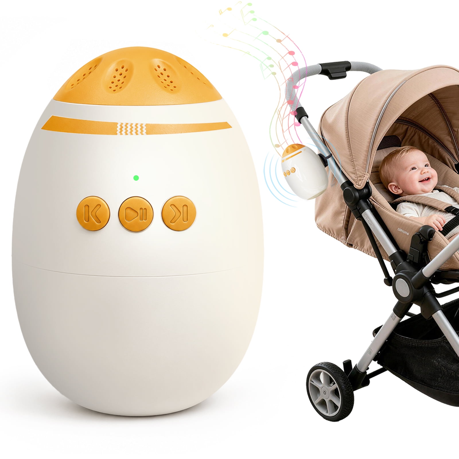 Brivouen Baby Stroller Rocker with White Noise Adjustable Vibration Levels
