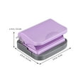 thumbnail image 2 of Worgeous Binder Punch Handheld Loose Leaf Paper Punch 6-Hole Punch Spiral Notebook Hole Punch Portable Paper Punch Mini Hole Puncher, 2 of 8