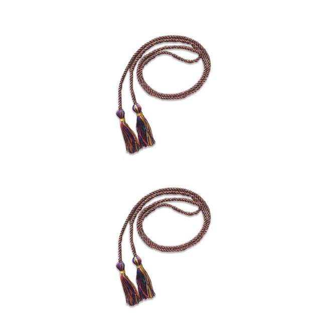 Qarigey Cuerda de honor Borla vertical Combinación perfecta Delicado colgante Oreja Cómodo Toque Cordón de graduación Cuerda Colorido Vistoso 2Conjunto