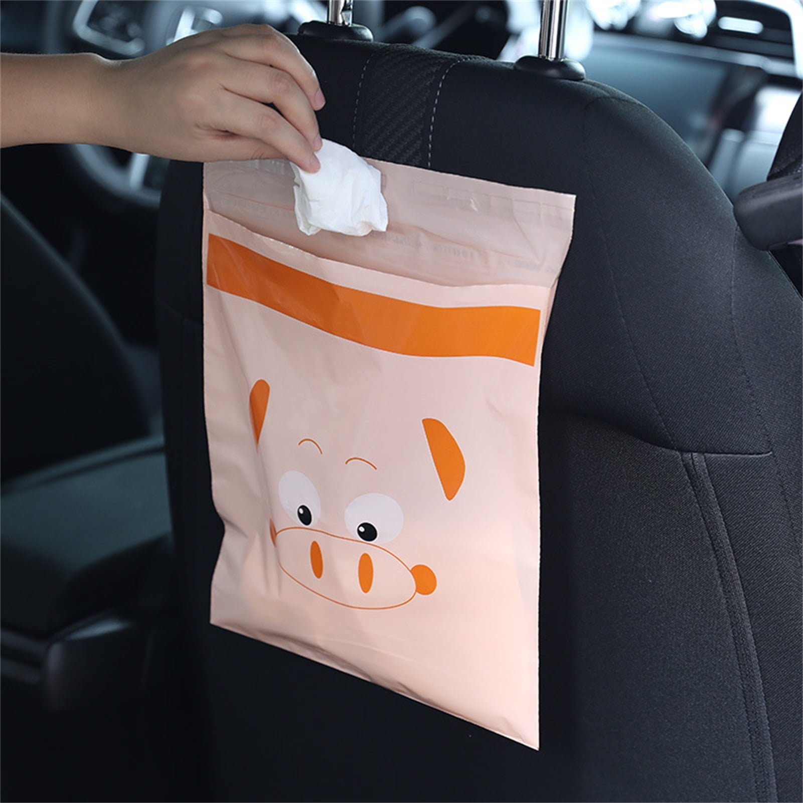 Christmas Decorations Car Bag Disposable Garbage Bag Home Self-adhesive  Cleaning Bags 15pcs 