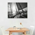 thumbnail image 2 of ARISTURING  Sailboat Wall Art Decor Black and White Sailing Ship at Sunset Picture Canvas Prints Nautical Painting Poster Artwork, 2 of 4