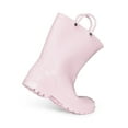 thumbnail image 5 of Kushyshoo Kids Rain Boots for Girls Boys Waterproof Rain Shoes with Easy On Handless Pink Solid Boots Size 5, 5 of 8