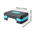 thumbnail image 2 of Adjustable Workout Aerobic Stepper Exercise Step Platform Step Exercise for Home Gym Aerobic Step Trainer for Cardio Fitness, 2 of 3