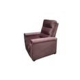 thumbnail image 4 of Sillón Reclinable Tu Espacio Muebles Tokio Suede Chocolate, 4 of 4