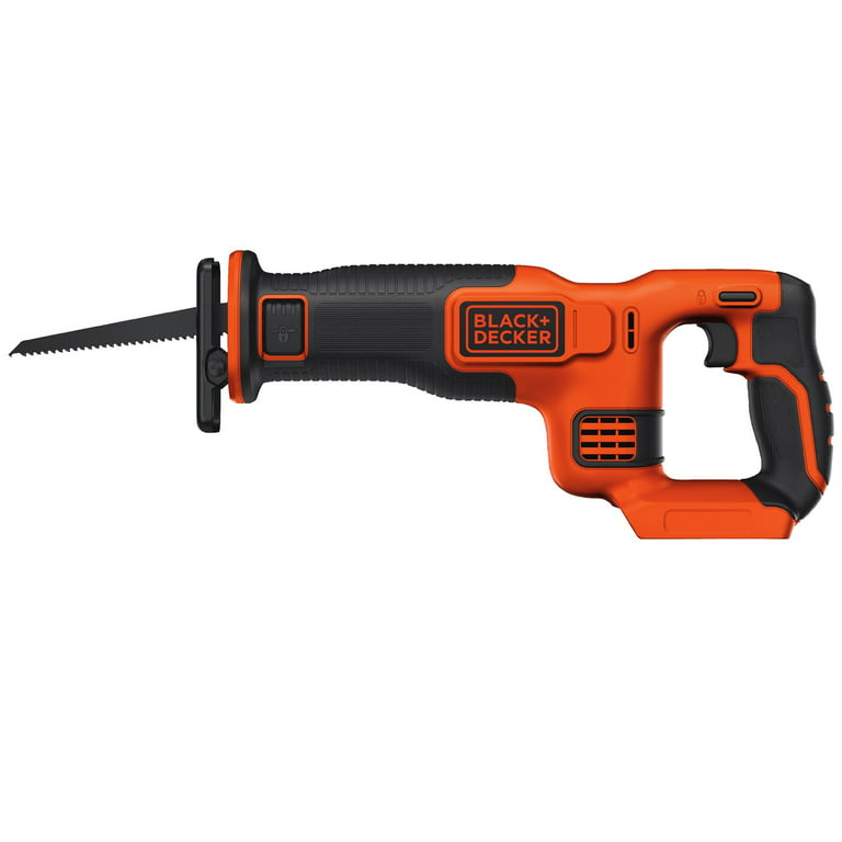 BLACK+DECKER BDCR20B 20V Max Lithium Bare Reciprocating Saw with  BLACK+DECKER LDX220C 20V MAX 2-Speed Cordless Drill Driver (Includes  Battery and