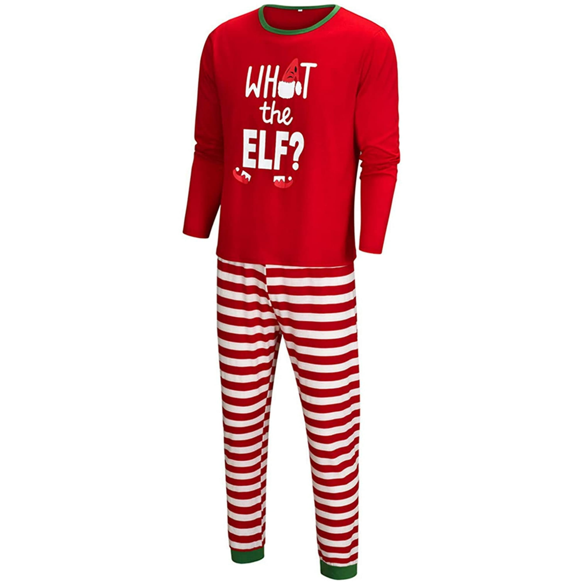 Christmas Stop Elfing Around Printed Family Matching Pajama PJ Sets Walmart