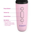 thumbnail image 2 of Kiddos LED Mini Karaoke Machine, Bluetooth Speaker with 2 Wireless Microphones, Pink, 2 of 10