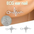 thumbnail image 1 of Xihbxyly dia del primer ministro Pendientes de acero inoxidable de joyería femenina que resaltan tu personalidad, 1 of 2