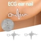 thumbnail image 1 of Xihbxyly dia del primer ministro Pendientes de acero inoxidable de joyería femenina que resaltan tu personalidad, 1 of 2