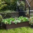 thumbnail image 3 of Outsunny Plastic Cultivation Bed Flower, Veggie Planter for Garden, Backyard, 3 of 10