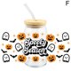 thumbnail image 1 of 2023 Halloween Botella De Agua Pegatina Lindo Fantasma De Dibujos Animados Transparente Cristal W3X9, 1 of 4