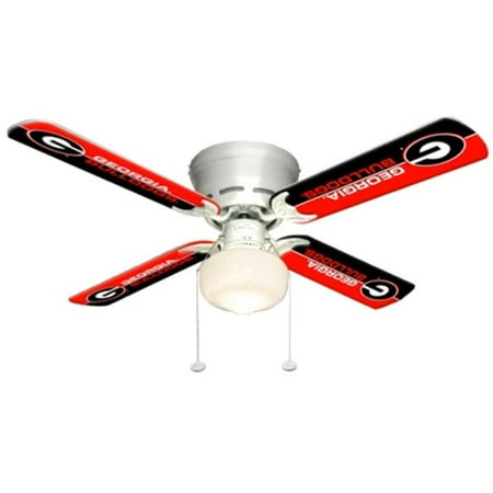 Ceiling Fan Designers 7999-UGA New NCAA GEORGIA BULLDOGS 42 in. Ceiling Fan