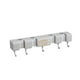 thumbnail image 2 of Soporte de escoba gris, soporte de trapeador, organizador de pared montado, estante resistente, cocina, lavandería, sala de jardín, almacenamiento de escobas, 2 of 8