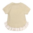 thumbnail image 4 of LYMAYTER Kids Baby Girls Cotton T-Shirt Outfit 2PCS Infant Lace Short Sleeve Tees Tops Shorts Casual Sets for 9 Months-7 Years, 4 of 10