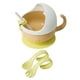 thumbnail image 4 of Tazón de succión,Cuenco con ventosa,recipiente para comida,cuchara,cuenco para bebés,Juego de platos aislantes para alimentación de bebé,Juego de cuchara y tazón aislante de acero amarillo, 4 of 8
