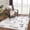 Cream, Dark Gray / Eitan, variant on Hauteloom Eitan Hallway, Kitchen Machine Washable Runner Rug - 2'7" x 7'3"