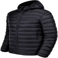 thumbnail image 3 of KEINXS Men‘s Down Jacket Hooded Packable Down Puffer Jacket Lightweight Water-Resistant Insulated Down Jacket, 3 of 5