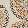 thumbnail image 3 of SAFAVIEH Veranda Axum Geometric Indoor/Outdoor Area Rug, 8' x 10', Cream/Terracotta, 3 of 4