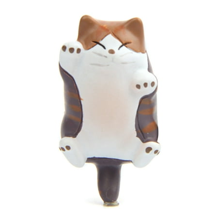 

Prosgs Cartoon Fat Cat Animal Refrigerator Magnetic Sticker Resin Fridge Home Decor