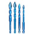 thumbnail image 2 of Perceuse Excentrique Perçage de Précision Pierre de Perçage en Verre Perceuse Triangulaire 4 Pcs, 2 of 7