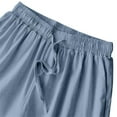 thumbnail image 5 of Chemise Décontractée Rétro en Coton Grande Taille pour Femmes, Taille Haute, Ample, avec Poches, Pantalon Long, 5 of 5