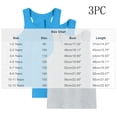 thumbnail image 3 of Girls Kids Cotton Tank Tops 3 Pack Racerback Sleeveless T-Shirts Multicolor Sizes 90-160,Size 1-2 T, 3 of 9
