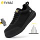 thumbnail image 2 of FitVille-zapatos de seguridad para hombre, zapatos indestructibles para construcción, puntera de acero, botas de trabajo para hombre, pies hinchazón, alivio del dolor, 2 of 5