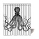 thumbnail image 1 of ABPHQTO Cortina de ducha de baño de poliéster impermeable pulpo Bensor 150x180 cm, 1 of 2