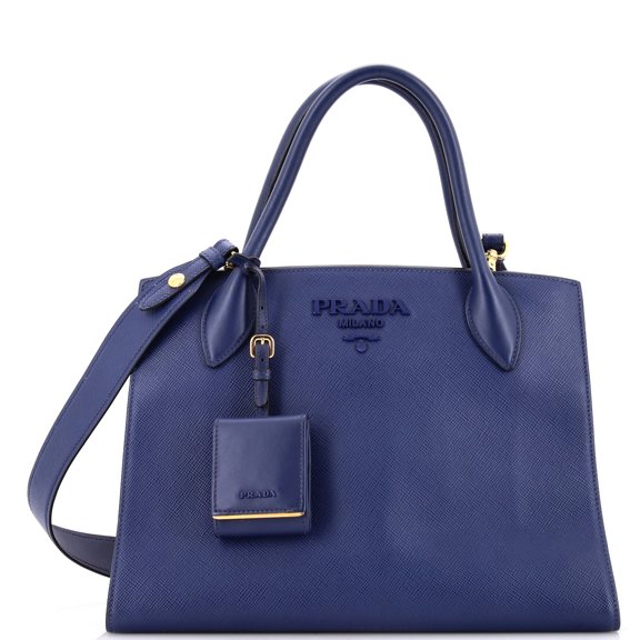 Pre-Owned Monochrome Tote Saffiano with City Calf Medium By Rebag
